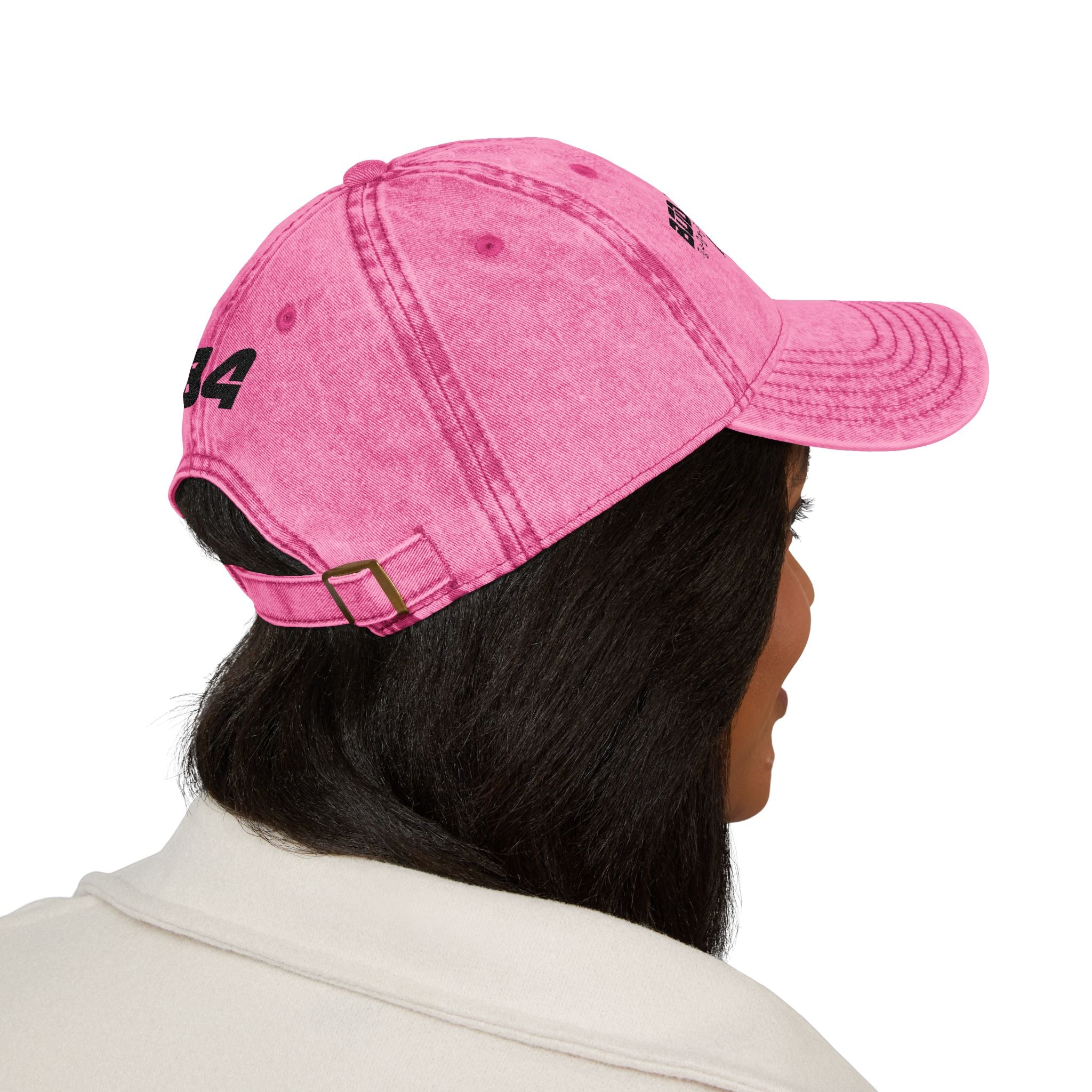 Embroidered Vintage Cap — "Body Forward New York" Washed Baseball Hat