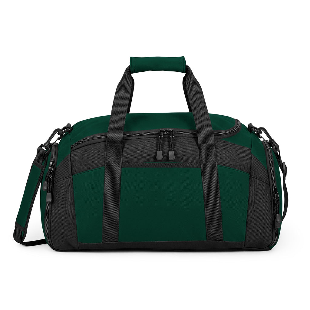 Black Fitness Duffel Bag – Compact Gym Bag with Multiple Pockets