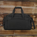 Black Fitness Duffel Bag – Compact Gym Bag with Multiple Pockets